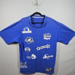 Vintage Philadelphia Dallas New York Detroit Oakland Atl Shirt Mens 2XL Football